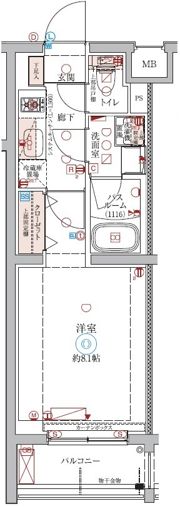 クレヴィスタ北赤羽の間取り画像