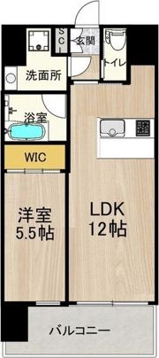 プレジオ九条の間取り画像