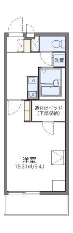 レオパレス夕映えの間取り画像