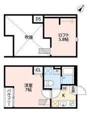 AXIS浦和美園(アクシスウラワミソノ)の間取り画像