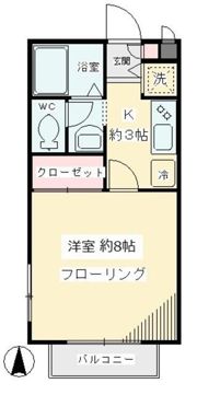 アルブル府中の間取り画像