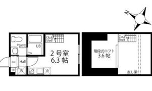 ハーミットクラブハウス横濱Wisの間取り画像
