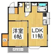 ハイツ宝の間取り画像