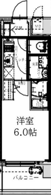 エスリードレジデンスグラン大阪福島ノースの間取り画像