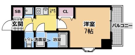 守口駅前敷島ビルの間取り画像