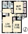 ボナール上安 C棟の間取り画像