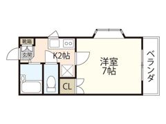 レジデンス上安の間取り画像