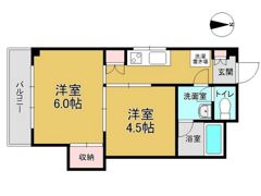 エバグリーン磨屋町の間取り画像
