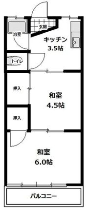 第2チュウケンコーポの間取り画像