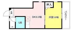 長官山ハイツの間取り画像