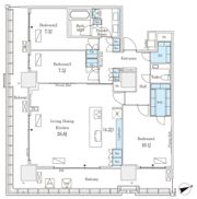 ロイヤルパークス品川の間取り画像