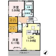 メゾンシュシュの間取り画像