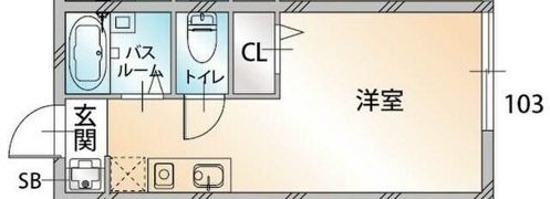 ウインズ鎌谷町の間取り画像