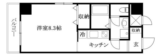 Mayfair MATSUYAMASHIEKI squareの間取り画像