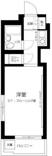 スカイコート中野南台の間取り画像