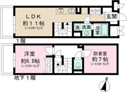 Admiral Himonyaの間取り画像