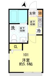 三ツ沢ルーエンハイムの間取り画像