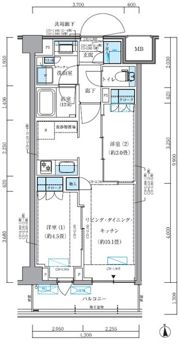 パークアクシス品川シーサイドの間取り画像