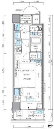パークアクシス品川シーサイドの間取り画像