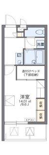 レオパレスチャムサランの間取り画像