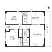 フィネス大井の間取り画像