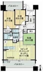 ライオンズ一宮栄の間取り画像