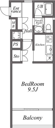 ユーレジデンス桜新町の間取り画像