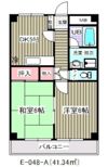 第2レクコーポ舞浜(E-048)の間取り画像