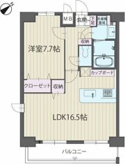パルティール覚王山の間取り画像