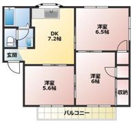 サンバレーB棟の間取り画像