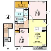 クレストの間取り画像