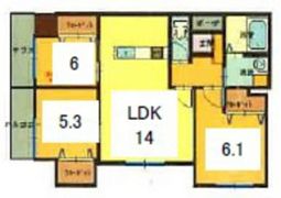 ベンハウス伊福町の間取り画像