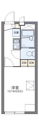 レオパレスマーブル代継の間取り画像