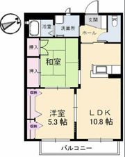 サニーハイツ岩原の間取り画像