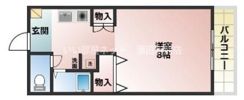 第2ハイツ高樋の間取り画像