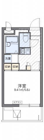 レオパレス楓の間取り画像