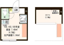 ウェリナ東十条の間取り画像