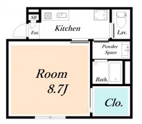 クレールの間取り画像