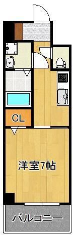 フェリオ清水の間取り画像