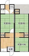 明和1丁目テラスの間取り画像