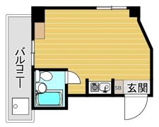 シャトー京橋の間取り画像
