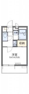 レオパレスオネスティの間取り画像