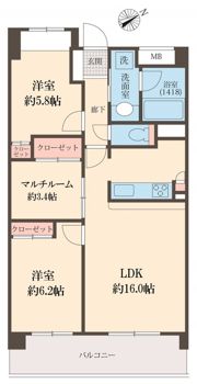 コンフォール高田馬場の間取り画像
