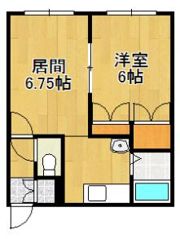 ハイツラッキーの間取り画像