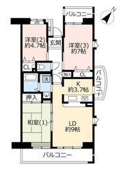 URビーコンヒル能見台サウスヒルの間取り画像