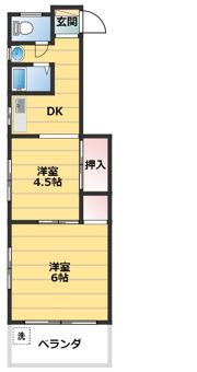 桂月ビルの間取り画像