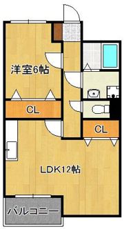 ダイヤモンドライフの間取り画像