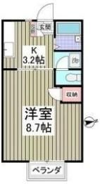パステルハイツの間取り画像