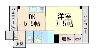 セントラルハイツ国香の間取り画像