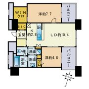 アイランドシティ オーシャン＆フォレストタワーレジデンスEASTの間取り画像